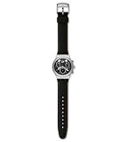 swatch Men's YCS514 Quartz Chronograph Black Dial Watch