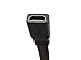 CERRXIAN HDMI Extension Cable 1FT Flat Slim High Speed HDMI Extender Cable A Male to A Female Cord(Black)