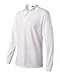 Jerzees Adult Long-Sleeve Jersey Polo with SpotShield - WHITE - Medium