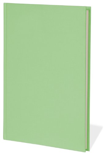Semikolon Classic Letter/A4 Size Bound Linen Blank Book, Lime Green (10212)