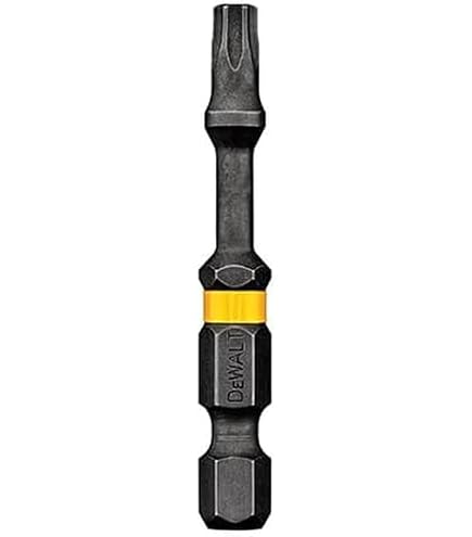DEWALT FLEXTORQ T20 Impact Bits – 3-Pack, 1/4″ Hex X 2-1/4″ – Engineered For 200x Longer Life – For Impact Drivers & Drills