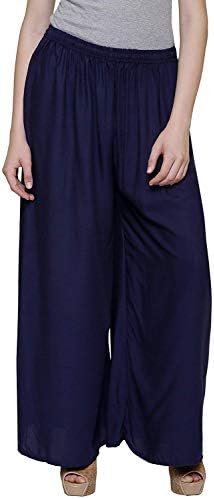Optimystic Women's Rayon Solid Palazzo