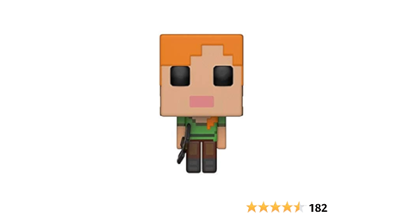 Amazon Com Funko Pop Games Minecraft Alex Collectible Figure Funko Pop Games Toys Games