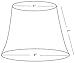Urbanest Softback Bell Lamp Shade, Faux Leather, 5-inch by 9-inch by 7-inch, Spider-fitter