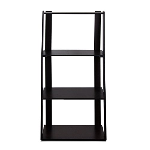 FURINNO Hidup Tropika Tall Ladder Shelf, Espresso Pricepulse