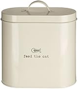 Premier Adore Pets Feed The Cat Food Storage Bin with Spoon 2.8 L Cream view 7