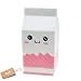 Jumbo Slow Rising Squishies Charms Kawaii Squishies Cream Scented Toys For Kids and Adults (Milk Bottle)