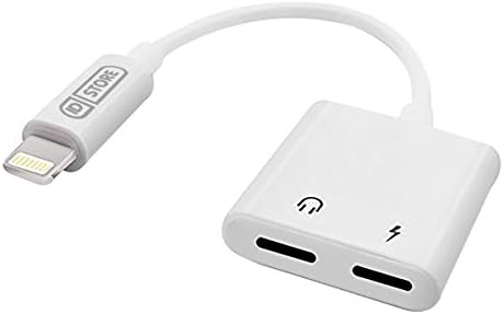 IDStore iPhone 7 / 7 Plus 8 / 8 Plus, iPhone X Charger Splitter | Dual Lightning Adapter to Support Music & Charging | Compatible with 11 &10.3 iOS Version
