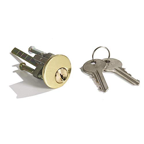 Heavy Duty Jimmy Proof Deadbolt Door Lock, Brass, Single Cylinder with Key Entry (3)