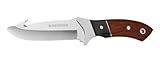 Winchester 22-41789 Pakka Wood Large Fixed Blade Knife, Guthook, Fine Edge
