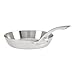 Viking Contemporary 3-Ply Frying Pan, 10 Inch Stainless Steel Fry Pan, 5 Quarts, Silver
