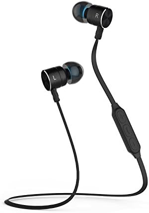 Bluetooth earphones with bluetooth 4.2, Wireless Sports earbuds with Magnetic Attraction, Stereo headphones Noise Cancelling with Built-in MIC, Applicable to all bluetooth devices