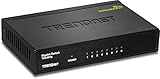 TRENDnet 8-Port Gigabit GREENnet Switch, TEG-S82G, Ethernet Splitter, Ethernet/Network Switch, 8 x 10/100/1000 Mbps Gigabit Ethernet Ports,16 Gbps Switching Capacity, Metal, Lifetime Protection
