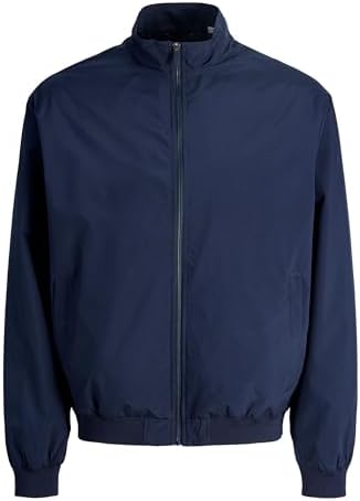 Jjecharge Stand Collar Bomber Noos, Blazer Azul Marino, X_s Hombre, Blazer Azul Marino, XS