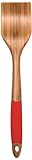 Lipper International 8512R Bamboo Wood And Silicone Kitchen Spatula, 14