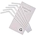 Plasticless 200PCS 100% Compostable Plant-Based Straws-A Fantastic Alternative to Soggy Paper Straws 100% Biodegradable Flexible Drinking White