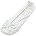 Isotoner Women's Embroidered Satin Ballerina Slipper