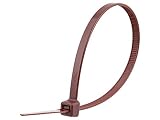 8 Inch Brown Standard Nylon Cable Tie 100pk