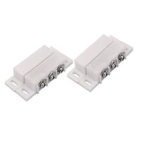 2Sets Magnetic Reed Switch Normally Open Closed NC NO Door Alarm Window Security