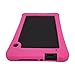 Transwon Silicone Case Compatible with RCA RCT66723W2 7 Inch, SmarTab ST7150, Yuntab T7, Haehne 7 Inches Tablet PC, DigiLand DL7006, Digiland DL721-RB / DL718M / Dl701q, iView SupraPad i700 - Pink