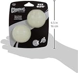 Chuckit Max Glow Ball Medium 6 cm 2 Pack Dog Toy Glow in the Dark view 3