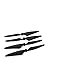 Blomiky 4pcs 2A+2B Propeller Props Blades Fit for MJX Bugs3 B3 H ubsan H501S Quadcopter Drone H501S Propeller Black