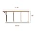 Mybow Bed Assist Rail for Seniors, Bed Guard Railing, Foldable Bed Side Rails Support Bar, Medical Transfer Handle, Safety Hospital Bedrail, Slides Under Mattress for Queen, King, Full, Twin Bed