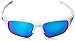 Oakley Men's 0OO9363 Flak Beta Square Sunglasses, Polished White/Sapphire Iridium, 64 mm