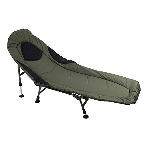 Estink Campingbett, Liegestuhl, Angelstuhl, Belastung 100 kg, für Balkon, Angeln, Outdoor, Camping, Strand, Wandern – Bild 5