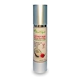 Coconut Rose Face Whip / Antiaging Moisturizing Cream - Organic - Natural - for All Skin Types - Antioxidant, Plumps Fine Lines – Hyaluronic Acid, Caffeine, Vitamin C, & Green Tea (1.7 oz)