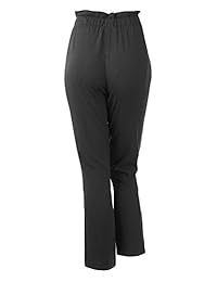 Bloqueo y el amor wb1601 para dama Floral impresión bolsillo pantalones una corbata de con cinturón