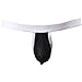 YiZYiF Men's Bulge Pouch Breathable Mesh G-Sting Micro Bikini Underwear (Black, Medium)