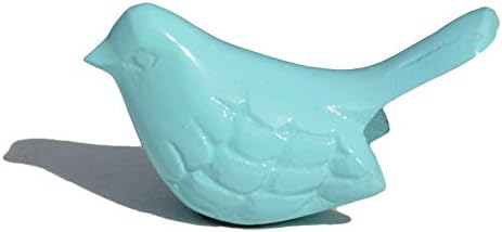 VIBHSA Collectible Handcrafted Bird Figurine of Health & Happiness, Animal Table Top Model Gift for Home Garden and Office Statue Decorative Crafts in (Sea Green)
