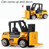 Coolplay Mini Construction Vehicles 6 Pack Diecast Kids Toys Bulldozer Forklift view 9