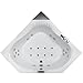 Ariel AM168JDTSZ Bath Platinum Corner Whirlpool Bathtub
