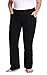 the buti-bag company Plus Size Yoga Pants with Front Pockets, Generously Oversized, Thick Cotton Jersey, 2X/3X (Size 22-24) Black
