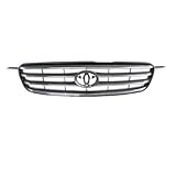 CarPartsDepot, Front Plastic Grille Grill Assembly New Chrome Frame Cross Bar Grid, 400-44282 TO1200244 5310002020??