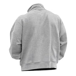 Mens Quarter Zip Pullover Vintage Fashion Long