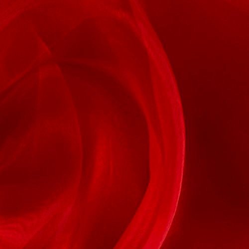  BTY Red Mirror Organza