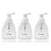 Homder Foaming Soap Dispensers Pump-Bottles Empty Bottles Hand Soap Liquid Containers-300ml (10 oz) Pack of 3