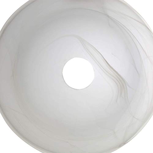 Alabaster White Glass Lamp Shade Replacement for Floor Lamp Lamp