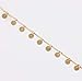 Zealmer Women Gold Plated Disc Pendant Necklace