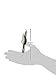 LIVETARGET LiveTarget Hollow Body Mouse Lure, Black/Black, 3 1/2 inches | 90 mm, 1 Piece, Topwater, Mouse, Fishing Hook