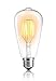 Edison LED Light Bulbs - Dimmable - Vintage Style Warm Filament 4W (40 Watt Equivalent) - UL Listed - ST64 - Color 2300K - E26 Medium Base (4 Pack)