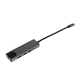 5 in 1 USB Type C Hub Hdmi USB C Hub to Gigabit