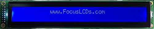 40x2 Character LCD (182x33) STN Blue