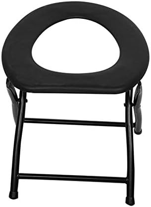 Nghvnm Portable Strengthened Foldable Toilet Chair Travel Camping Climbing Fishing Mate Chair Outdoor Activity Accessories
