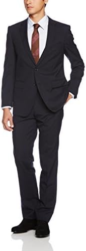 Amazon Co Jp タカキュー Taka Q ウォッシャブル 無地 ネイビー 2パンツスーツ メンズ 紺 日本 Ab4 日本サイズs相当 服 ファッション小物