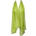 Wrapables Solid Color 100% Silk Long Scarf, Apple Green