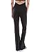 PattyBoutik Mama Bootcut Maternity Yoga Pants (Black M)